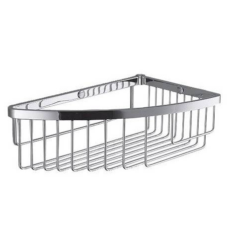 Полочка корзинка COLOMBO DESIGN ANGOLARI B9610 угловая одинарная цвет хром