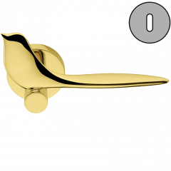 Дверная ручка Colombo Design TWITTY TK11R золото в комплекте с накладками под ключ для межкомнатных дверей