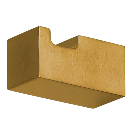 Крючок COLOMBO DESIGN MINI Q CD127.OM одинарный цвет золото матовое