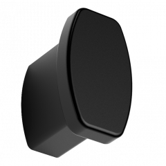 Крючок COLOMBO DESIGN TRENTA PT17.NM одинарный цвет черный матовый